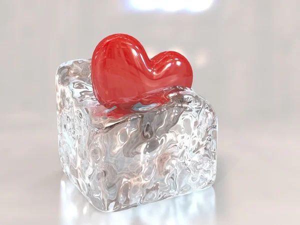 Frozen Heart — Stock Photo, Image