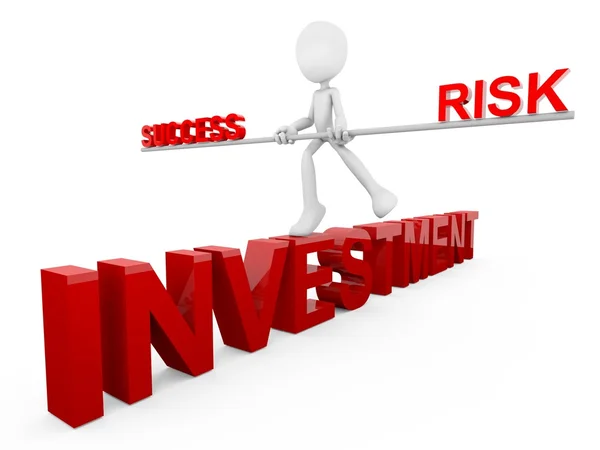 Successo e rischio degli investimenti — Foto Stock