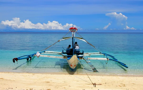 stock image Fisherman's boat sea sun philippines