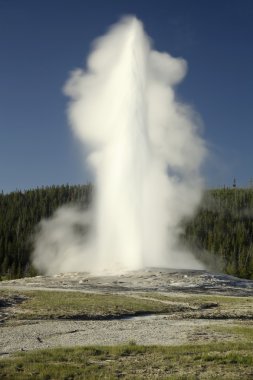 Old faithful Şofben - yellowstone Milli Parkı, wyoming