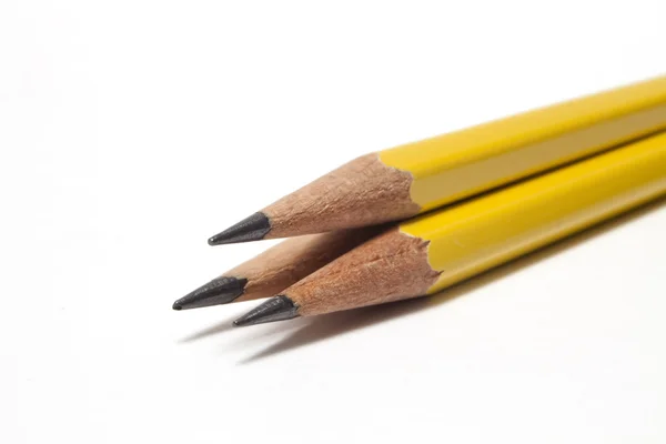 Nahaufnahme Von Gespitzten Bleistiften — Stockfoto