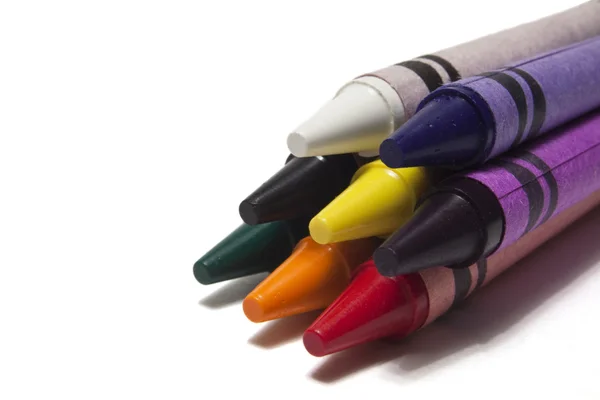 Crayons de perto — Fotografia de Stock