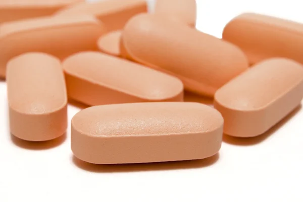 Pastillas de prescripción rosa —  Fotos de Stock