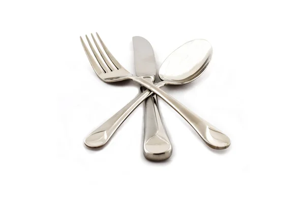 Fork, Spoon and Knife Stock Photo