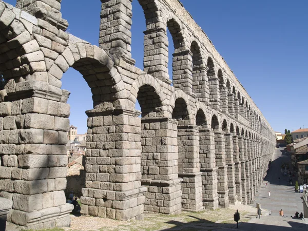 stock image Aqueduct of Segovia, Spain