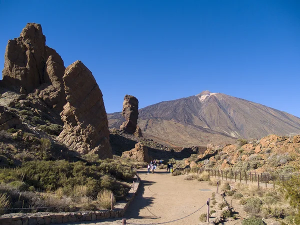 stock image Peak of the volcano Teide