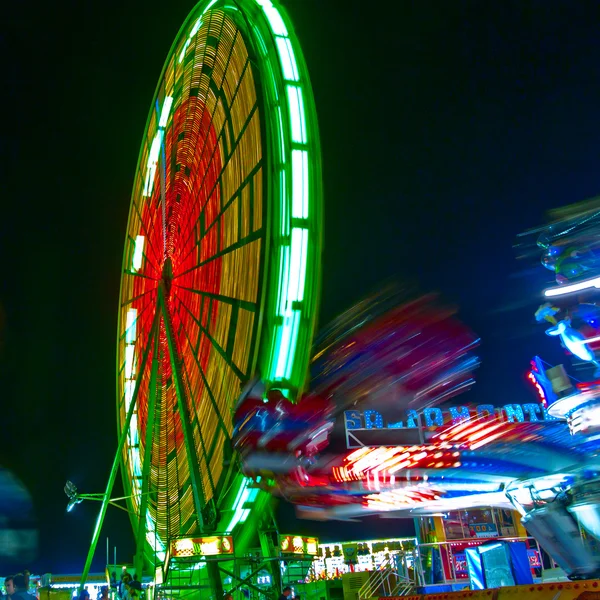 Luna Park Nocy — Zdjęcie stockowe