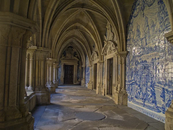 Cloister Cathedral Porto Portugal — Stock Photo, Image
