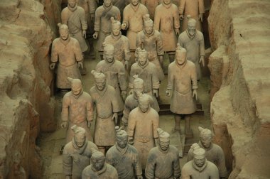 Terracotta Warriors, Xi'an, China clipart