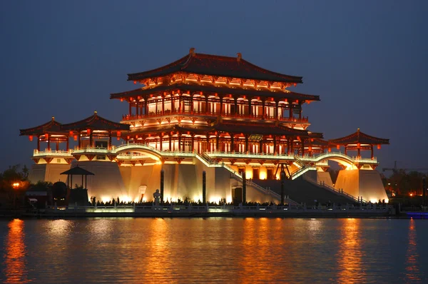 stock image Tang Paradise Center, Xi'an, China