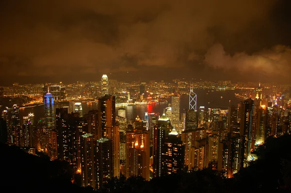 stock image Moody Hong Kong