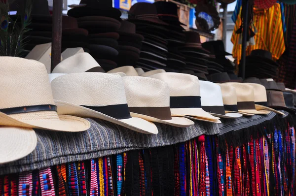 Панамские шляпы Лицензионные Стоковые Изображения