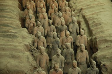 Terracotta Warriors, Xi'an clipart