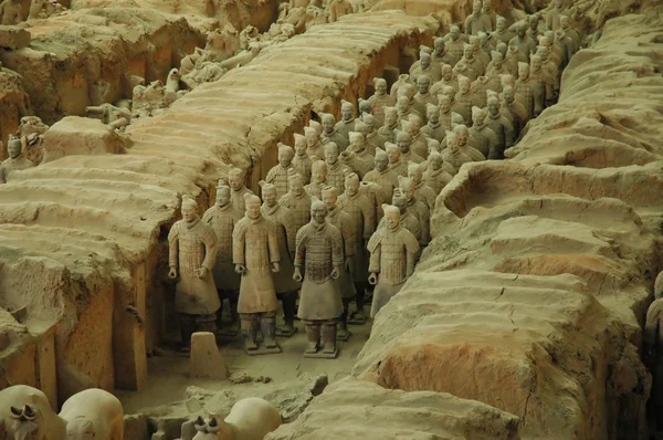 Terracotta Warriors, Xian — Stock Photo, Image