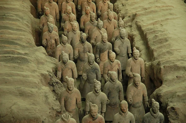 Terracotta Warriors, Xi'an Stockbild