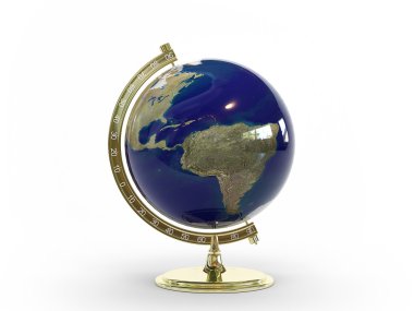 This 3D model of our planet's Globe clipart