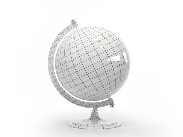 Modell globe 3d — Stockfoto