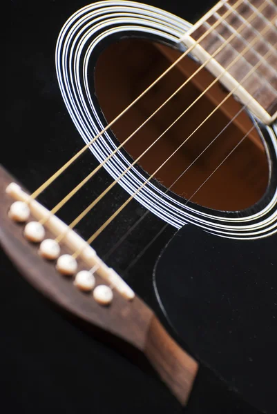 Gitara dziura — Zdjęcie stockowe