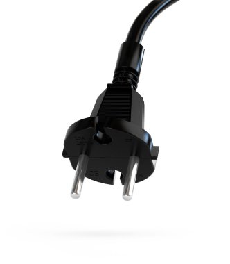 Electrical adapter black clipart