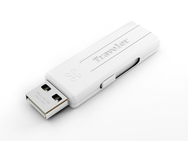 USB sürücü beyaz