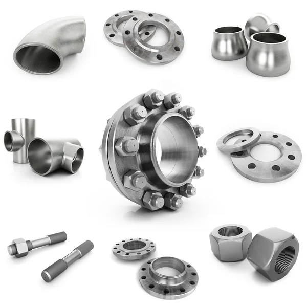Flanges, pipe — Stock Photo, Image