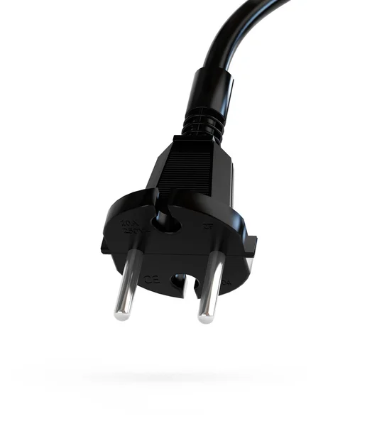 Electrical adapter black — Stock Photo, Image