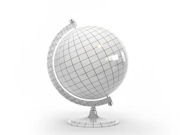 Модель глобус 3d — стокове фото