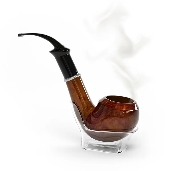 3D image with a pipe — Stock Photo, Image