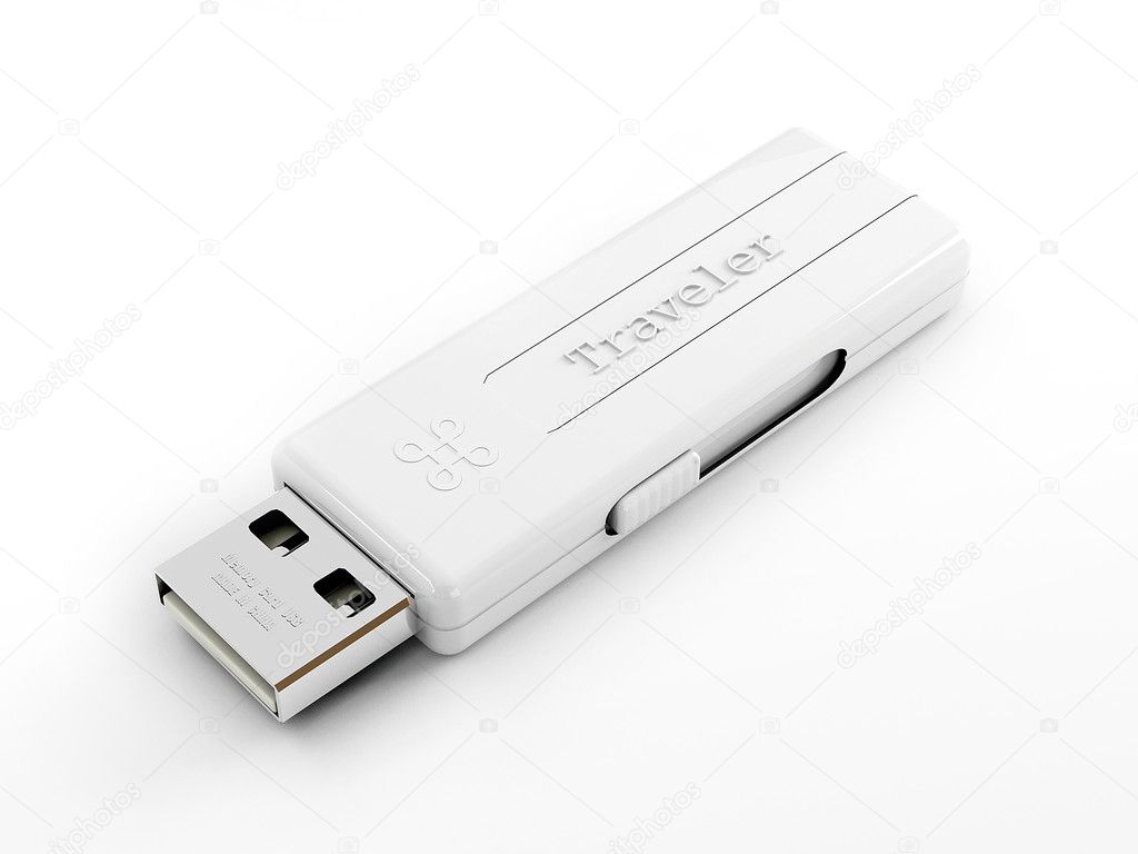 USB drive white