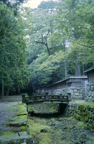 Eski Taş Köprü Japonya — Stok fotoğraf