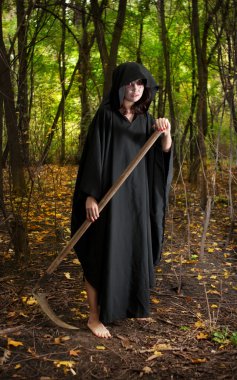 Death with scythe clipart