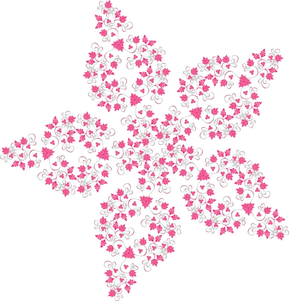 Velký květ z květinové kompozice — Stockový vektor