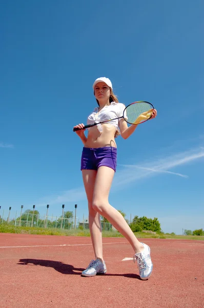 Girl Outdoor Sport — Stock Photo, Image