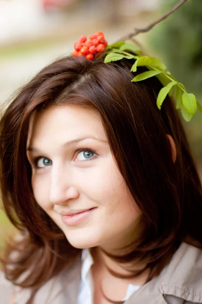 Portret Jesieni Sity — Zdjęcie stockowe