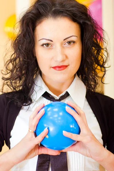 stock image Sucsess woman in fitness gym