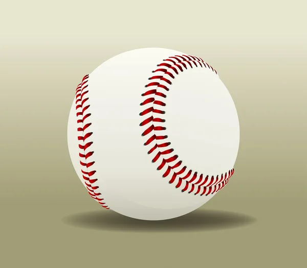 Bola de beisebol 1 — Vetor de Stock