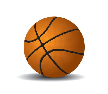 1 vektör çizim basketbol topu ayarlayın