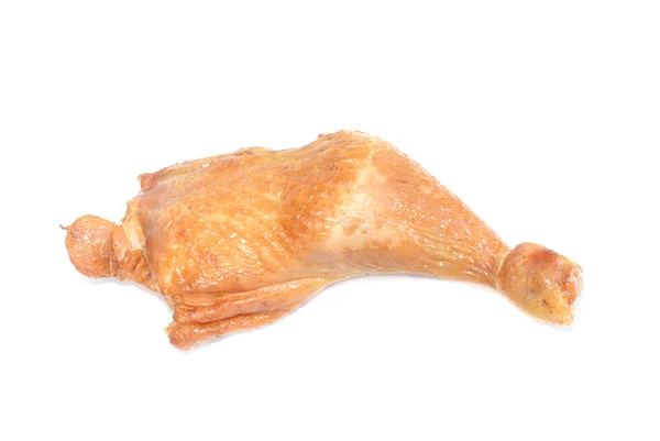 Chicken leg on a white background — Stock Photo, Image