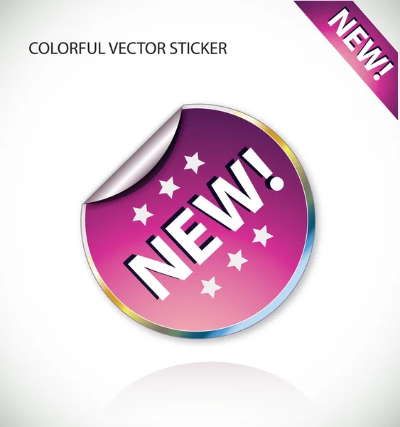 Vector sticker — Stock Vector