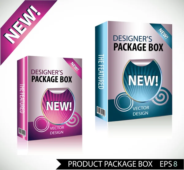 3D boxes Stock Vector