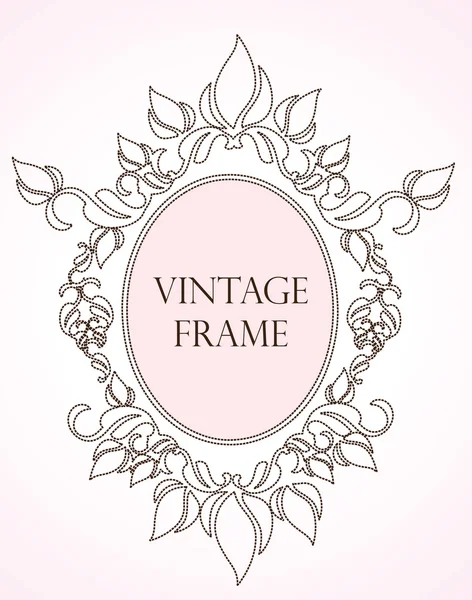 Vector Vintage Frame — Stock Vector