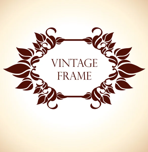 Moldura Vintage Vetor — Vetor de Stock
