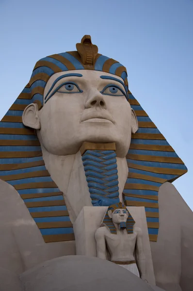 Estátua Esfinge Hotel Luxor — Fotografia de Stock