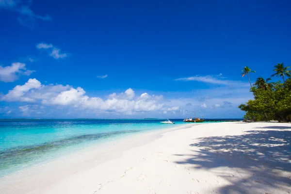 Maldivas Cena Praia — Fotografia de Stock