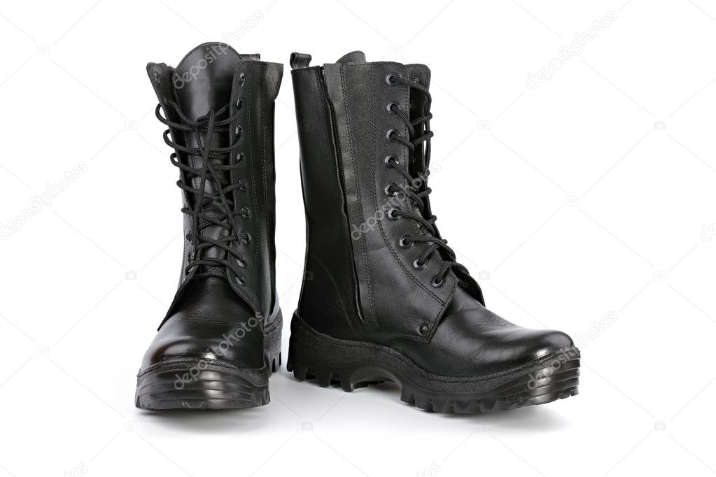 black army boots