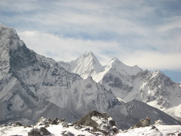 ヒマラヤ遠征 2009 年からの眺め — ストック写真