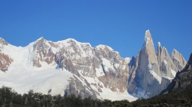 Cerro torre, los glaciares Milli Parkı, patagonia, Arjantin