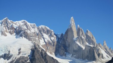 Cerro torre, los glaciares Milli Parkı, patagonia, Arjantin