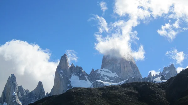 Cerro Torre Los Glaciares National Park Patagonia Argentyna — Zdjęcie stockowe