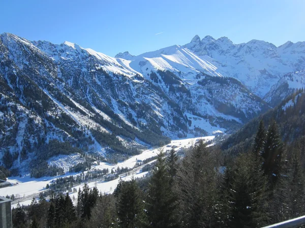 Allgau bergen vinter — Stockfoto